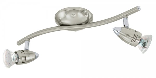 Eglo Deckenleuchte Magnum-LED 2x3W nickel-matt-chrom