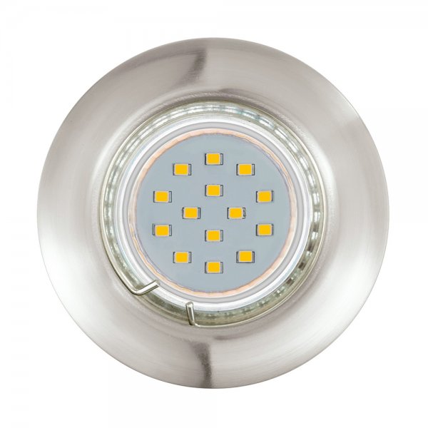 Eglo LED Einbauleuchte Peneto 3erSet 3x3W nickel-matt