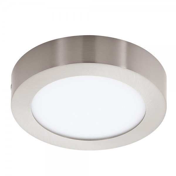 Eglo LED Aufbauleuchte Fueva1 10.9W rund nickel-matt