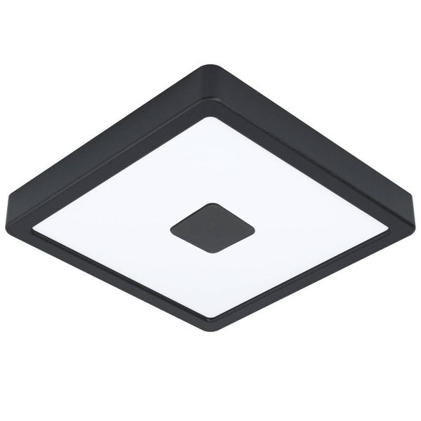 Eglo 900283 IPHIAS 2 LED Außen-Ein-/Aufbauleuchte 17W 210x210mm Schwarz Weiss Warmweiss IP44