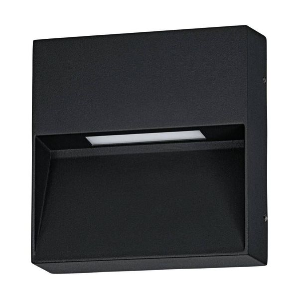 Eglo 900889 MARUGGIO LED Außen-Wand-/Deckenleuchte 4,8W 15cm Schwarz Steuerbare Lichtfarbe IP65