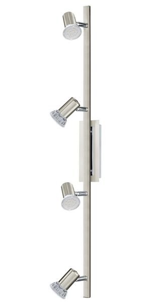 Eglo 90917 Rottelo LED Spot 4x5W Stahl nickel-matt chrom