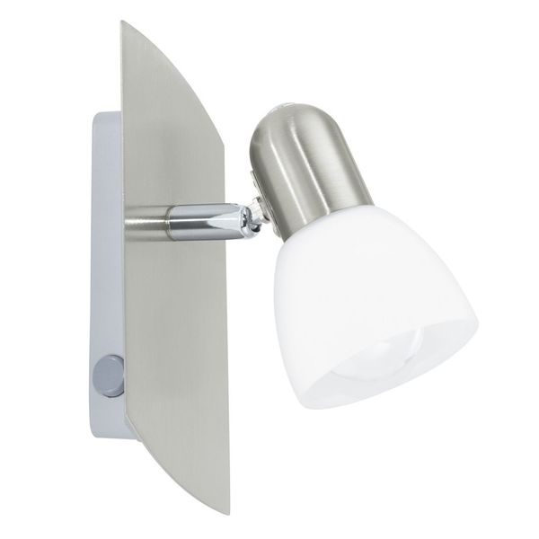 Eglo 90982 Enea Spot E14 Stahl nickel-matt weiss