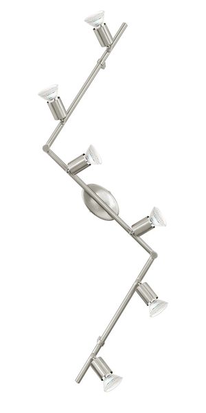 Eglo 92599 Buzz-led LED Spot 6x3W Stahl nickel-matt
