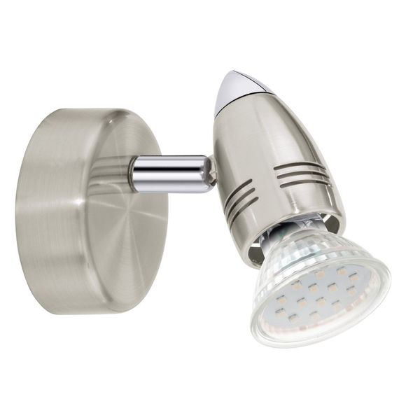 Eglo 92641 Magnum-led LED Spot 3W Stahl nickel-matt chrom