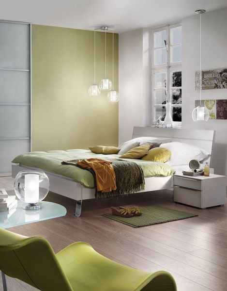 Eglo 92762 Bolsano Hängeleuchte 3xE27 Stahl chrom weiss klar