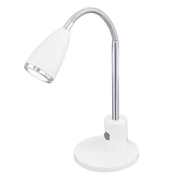 Eglo 92872 Fox LED Tischleuchte 3W Stahl weiss chrom