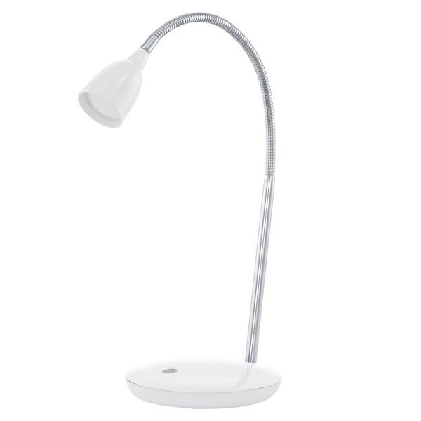 Eglo 93078 Durengo LED Tischleuchte 3W Kunststoff Stahl weiss chrom