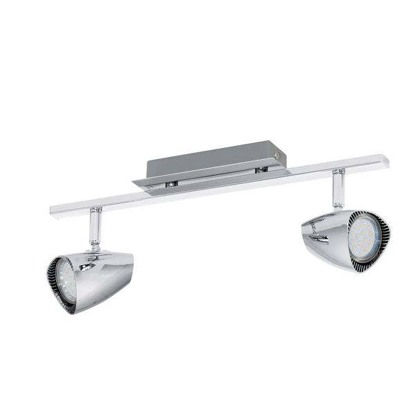 Eglo 93673 Corbera LED Spot 2x3W Stahl Kunststoff chrom