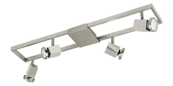 Eglo 93678 Zeraco LED Spot 4x5W Stahl Kunststoff nickel-matt