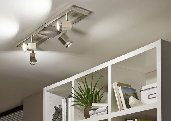 Eglo 93678 Zeraco LED Spot 4x5W Stahl Kunststoff nickel-matt