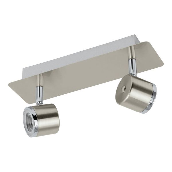 Eglo 93694 Pierino LED Spot 2x5W Stahl nickel-matt chrom