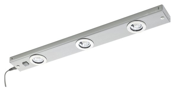 Eglo 93707 Kob Led LED Unterbauleuchte 3x2.3W Stahl nickel-matt