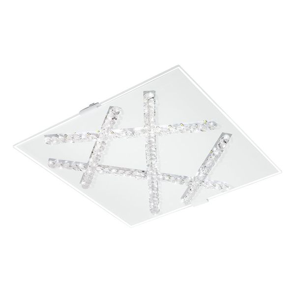 Eglo 93764 Sorrenta LED Wandleuchte / Deckenleuchte 9.7W Stahl weiss klar