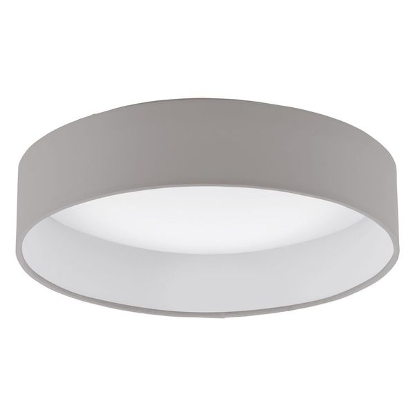 Eglo 93949 Palomaro LED Deckenleuchte 12W Kunststoff weiss taupe (graubraun)