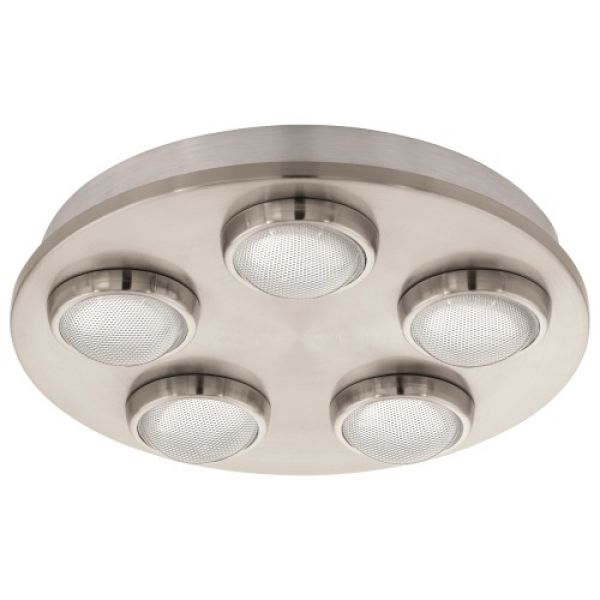 Eglo LED Deckenleuchte Lombes 5x4.2W nickel