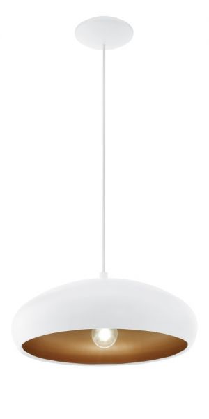 Eglo Hängeleuchte Mogano E27 weiss und Kupfer