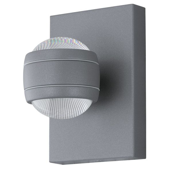 Eglo Sesimba LED Außenwandleuchte 2X3.7W Stahl verzinkt silber
