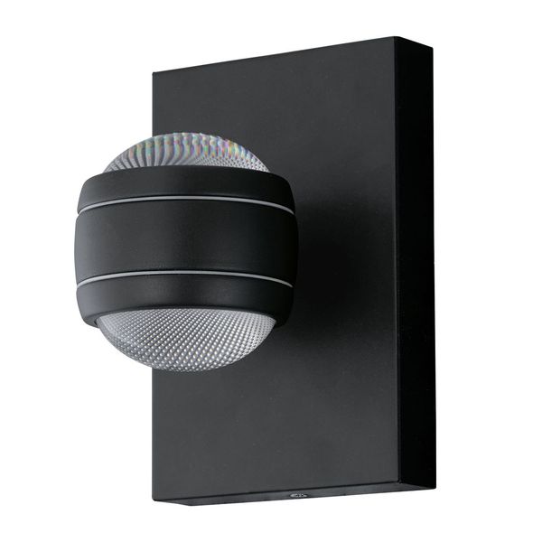 Eglo Sesimba LED Außenwandleuchte 2X3.7W Stahl verzinkt schwarz