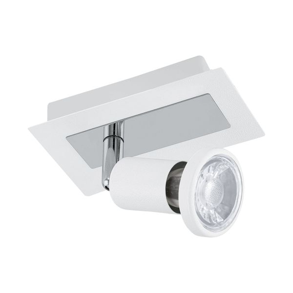 Eglo 94958 Sarria LED Spot 1x5W Stahl Weiss Chrom