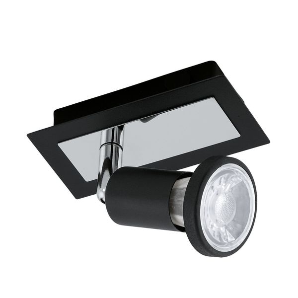 Eglo 94963 Sarria LED Spot 1x5W Stahl Schwarz Chrom