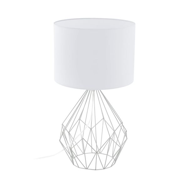 Eglo 95187 Pedregal 1 Tischleuchte E27 Stahl Chrom