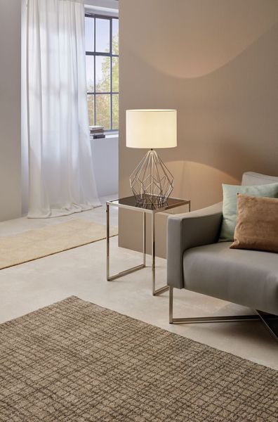 Eglo 95187 Pedregal 1 Tischleuchte E27 Stahl Chrom