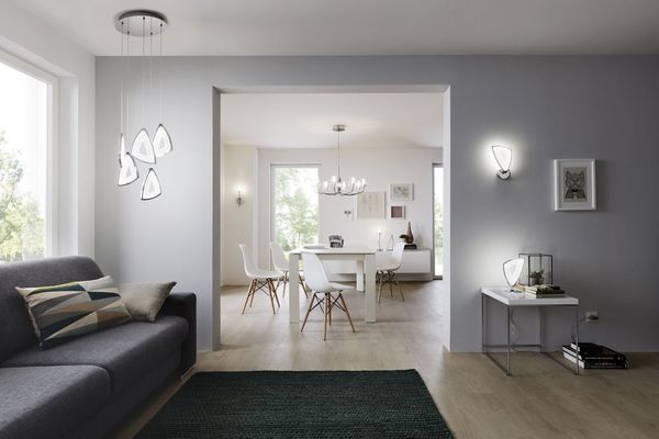 Eglo 95219 Amonde LED Hängeleuchte 5x6W Aluguss Chrom