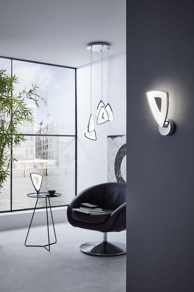 Eglo 95219 Amonde LED Hängeleuchte 5x6W Aluguss Chrom