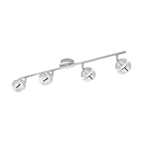 Eglo 95481 Nocito 1 LED Spot 4x4W Stahl Chrom Weiss