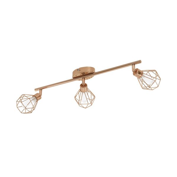 Eglo 95547 Zapata LED Spot 3x2,5W Stahl Kupfer