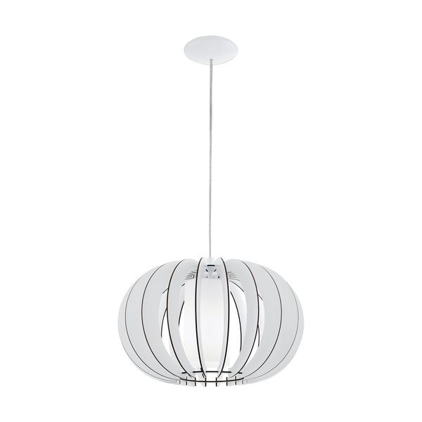 Eglo 95606 Stellato 2 Hängeleuchte E27 Holz weiss