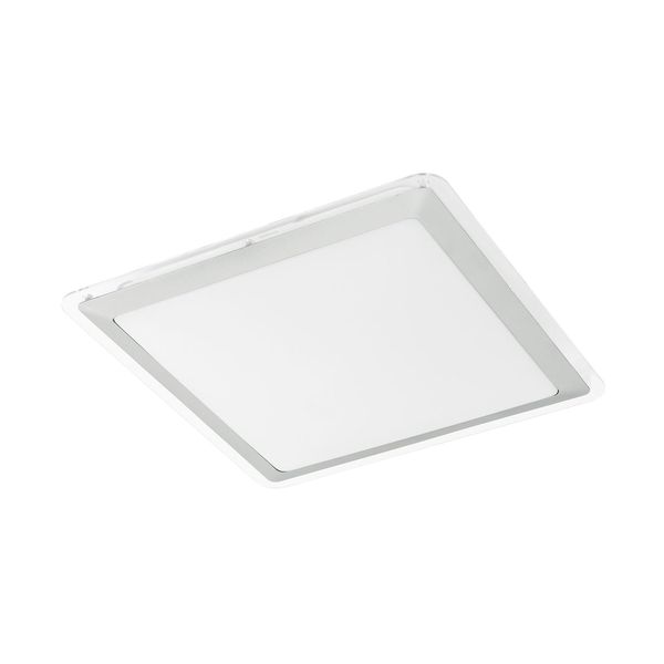 Eglo 95679 Competa 1 LED Deckenleuchte 24W 34x34cm Stahl Weiss