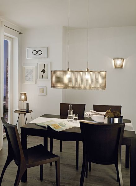 Eglo 96194 Sendero Pendelleuchte 2xE27 Holz ahorn