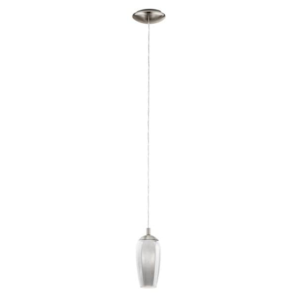 Eglo 96343 Farsala Hängeleuchte 2,5W nickel schwarz transparent klar