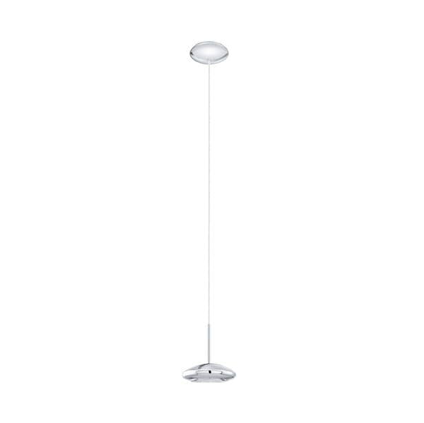 Eglo 96507 Tarugo 1 LED Pendelleuchte 5,2W chrom weiss