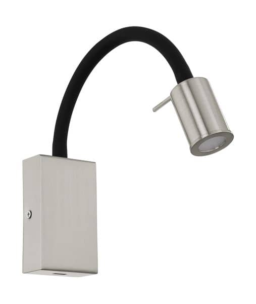 Eglo 96567 Tazzoli LED Wandleuchte 3,5W nickel schwarz