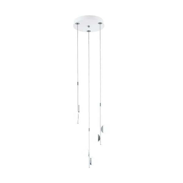Eglo 96931 Olindra LED Hängeleuchte 6x2,2W weiss chrom satiniert