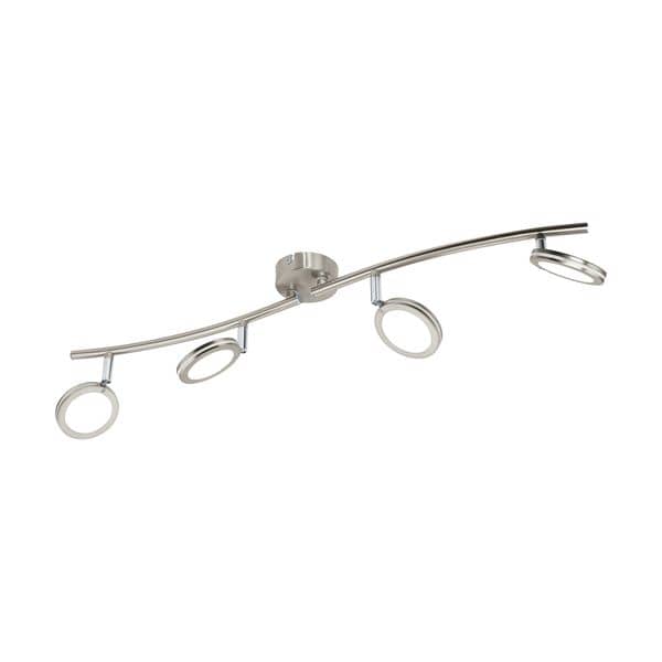 Eglo 97071 Karystos LED Spot 4W nickel chrom weiss