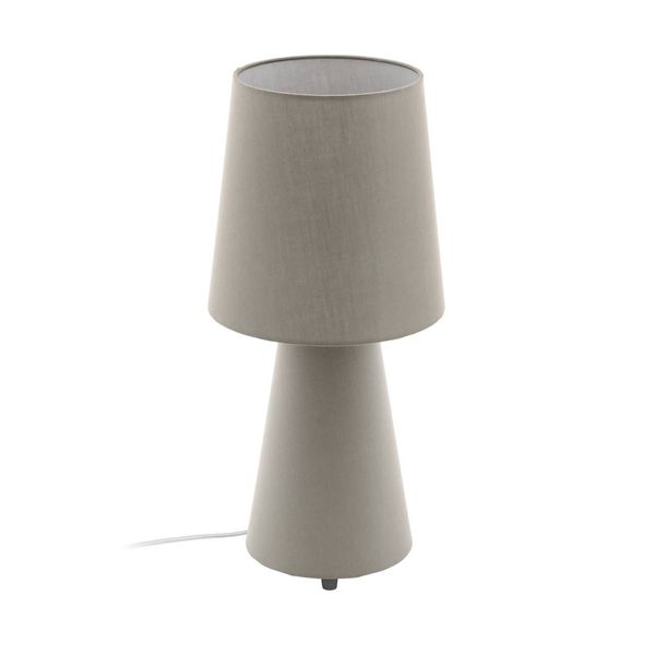 EGLO 97134 CARPARA Tischleuchte taupe 2xE27