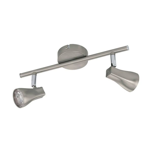 EGLO 97823 TIBERIO 1 LED Spot-Leuchte nickel-matt 2x3W 3000K warmweiss
