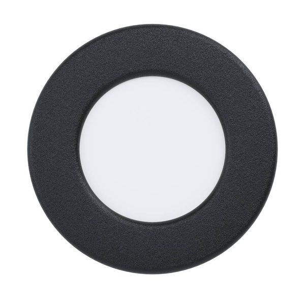 Eglo 99211 FUEVA 5 LED Ein-/Aufbauleuchte 2,7W Einbaustrahler Ø86mm Schwarz Weiss Warmweiss IP44