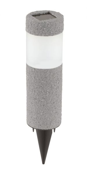 Eglo LED Aussenleuchte H21cm grau Solarbetrieb mit Schalter