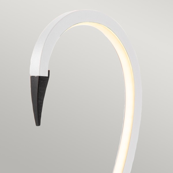 Elstead Flamingo LED Tischleuchte Weiss 6W warmweiss FLAMINGO-TL-WHT