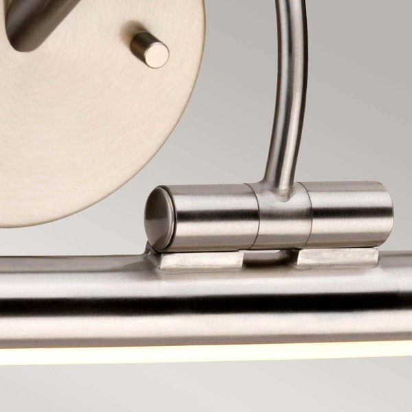 Elstead Alton LED Bilderleuchte 39cm Nickel gebürstet