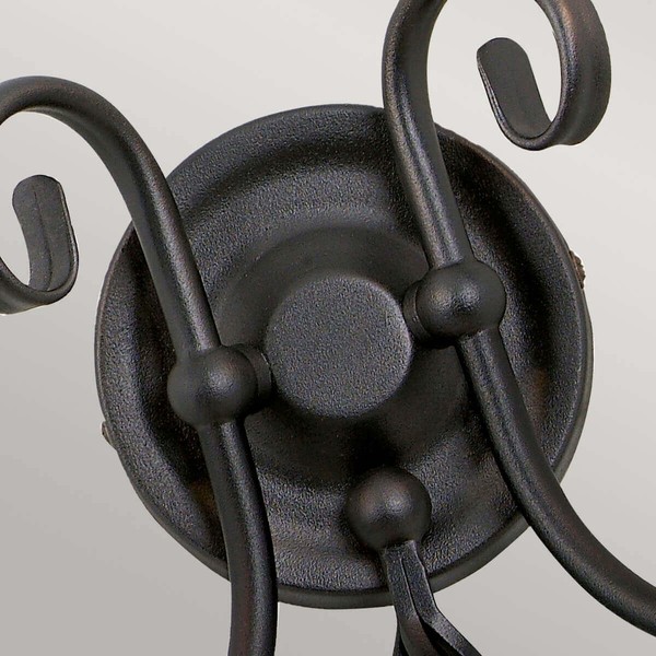 Elstead Artisan Wandleuchte E14 2-fach Schwarz