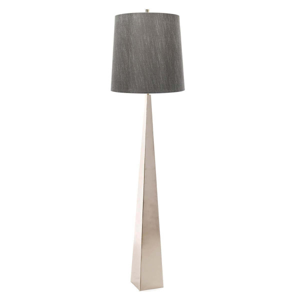 Elstead Ascent Stehleuchte E27 Poliertes Nickel