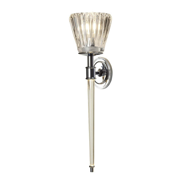 Elstead Agatha LED Wandleuchte G9 Poliertes Chrom IP44