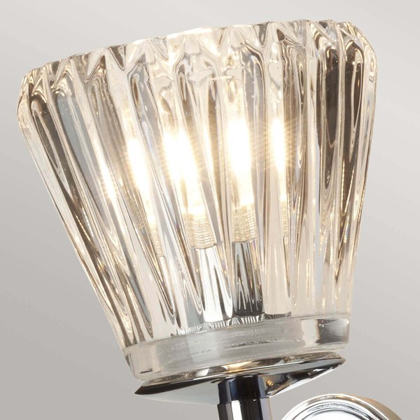 Elstead Agatha LED Wandleuchte G9 Poliertes Chrom IP44
