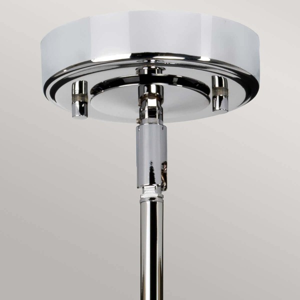 Elstead Agatha LED Hängeleuchte G9 Poliertes Chrom IP44